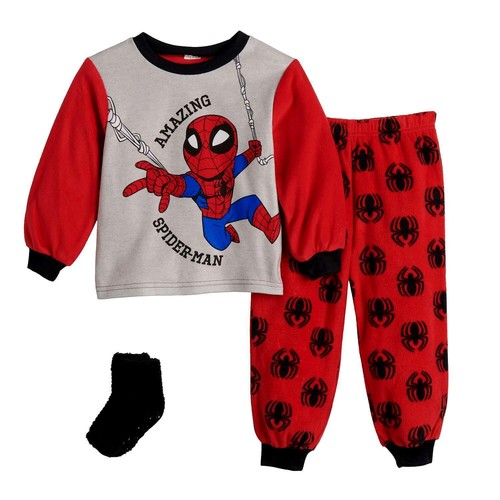Spiderman pajamas set toddler - pajamas,